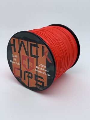 HackOPS 300lb G8 Windshield Removal Fiber Line, 328ft Auto Glass  Cut Out Tool.