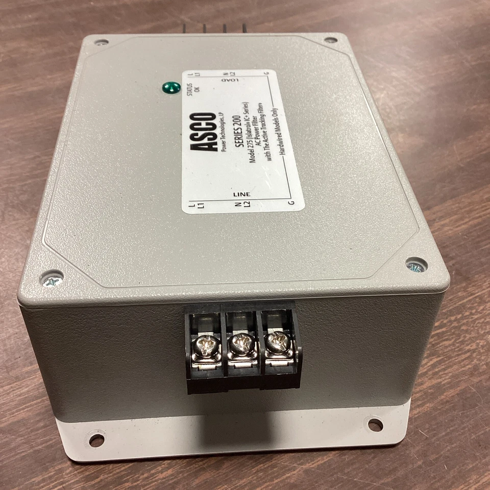 ASCO Series 200 Model 275 IC+115 Noise Filter AC 1 Ph 120VA, Curr 15A - Image 2 of 4