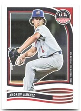 2024 Panini Stars & Stripes USA Baseball #52 Andrew Jimenez