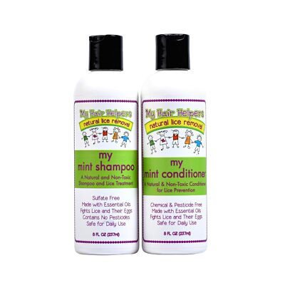 Lice Prevention Shampoo and Conditioner that Kills Lice and Eggs for Kids I P...
