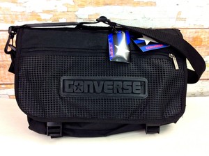 converse messenger bag black