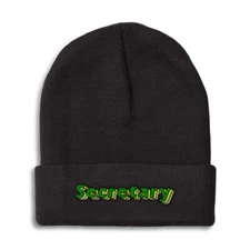 Beanies for Men Secretary Winter Hats for Women Acrylic Skull Cap 1 Size