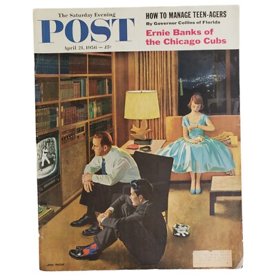 Vintage The Saturday Evening Post Set of 2 Covers Only 1950's | eBay