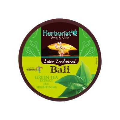 Herborist, Lulur Tradisional Bali, 100g, Green Tea (Pack of 1)