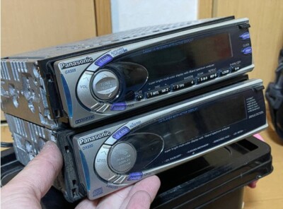 Panasonic CQ-GX555 CX-DX555 1DIN CD cassette Deck Player Tested | eBay