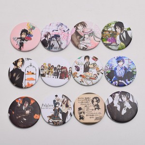 12pcs Anime Black Butler Badges Pins Bag Sebastian Ciel Phantomhive Buttons 520181119020 Ebay
