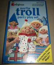 Vintage Colorforms - Norfin Troll Party Play Set - 1992 759 - Incomplete