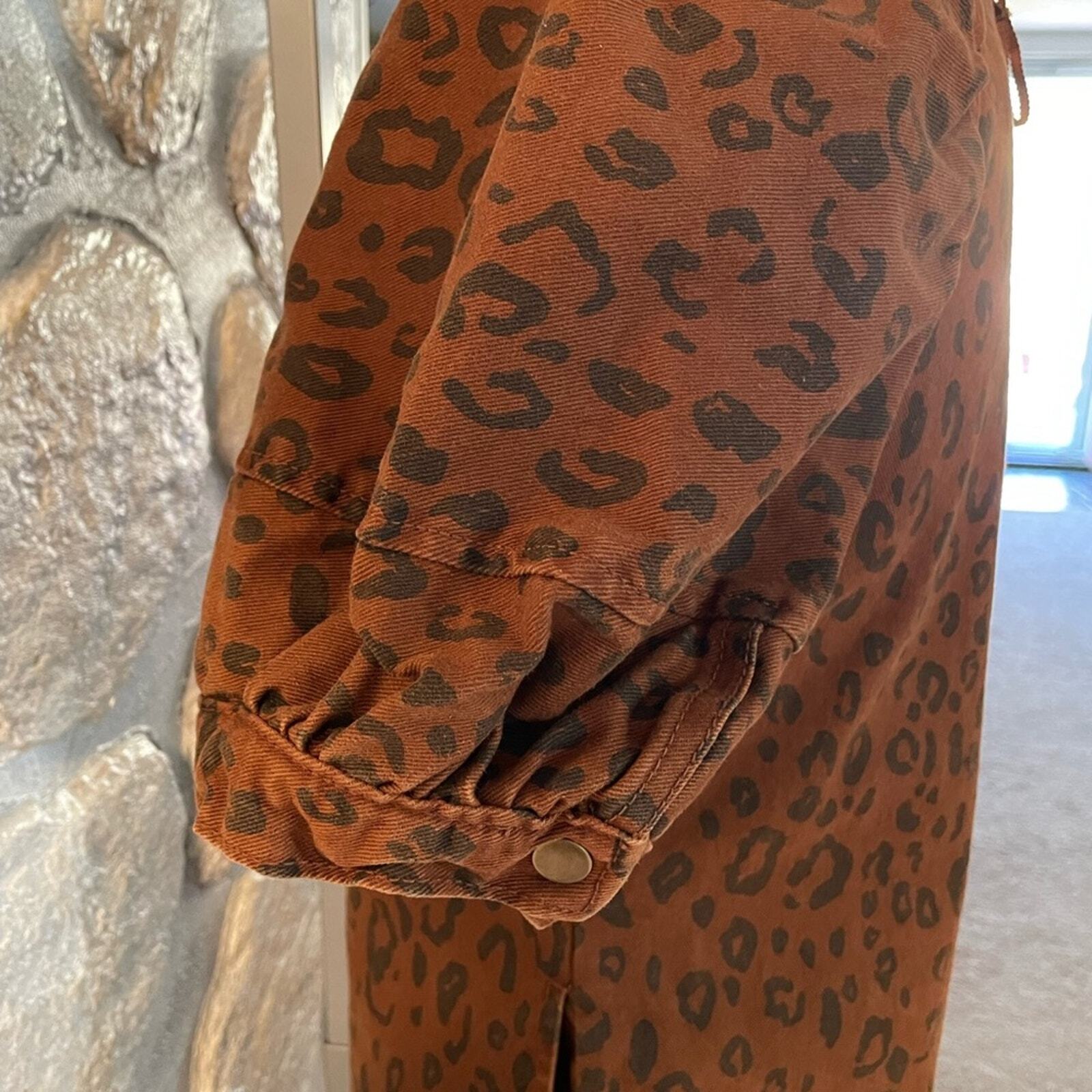 Universal Thread Brown & Black Leopard Print Dres… - image 5