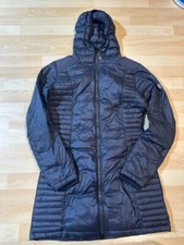 Kuhl Projekt Women's Size S Black Spyfire Goose Down Hooded Puffer Parka Jacket