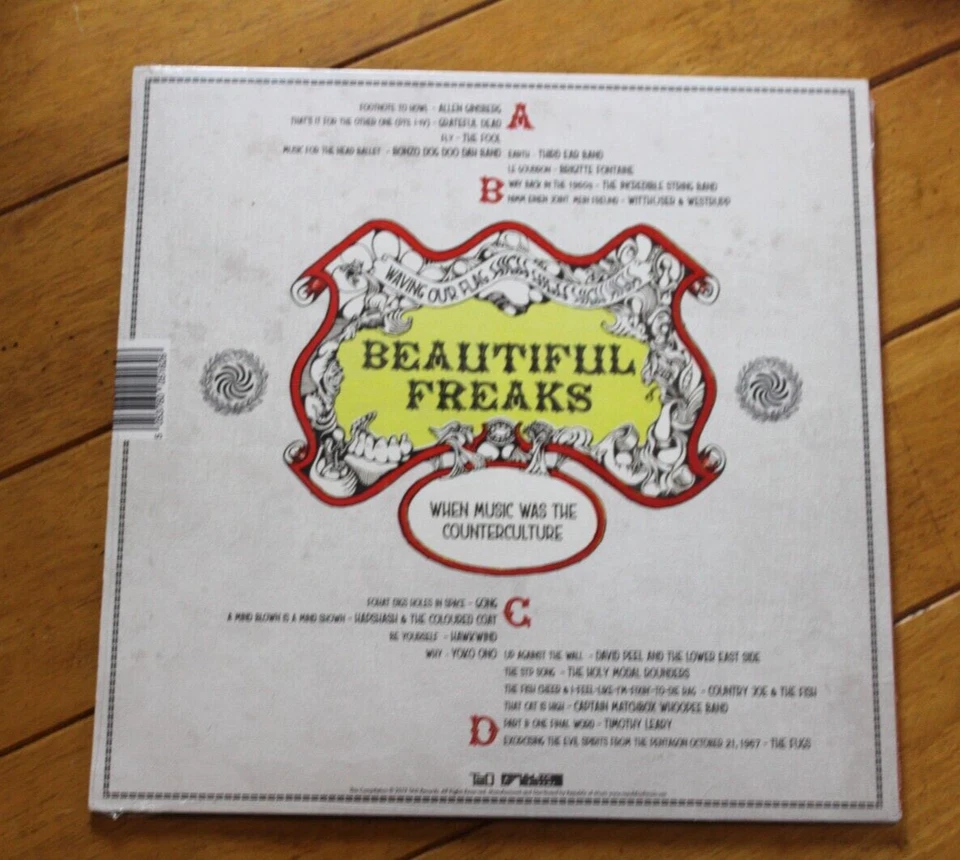 BEAUTIFUL FREAKS "WAVING OUR FLAG HIGH" DOUBLE LP 12" VINYL [NEW] PSYCH ROCK - Image 2 of 4