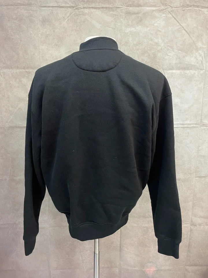 Chaqueta Kenneth Cole Para Hombre Negra Bombardero Ajuste Moderno Puño Acanalado Frente a Presión Talla M Foto 3 de 4