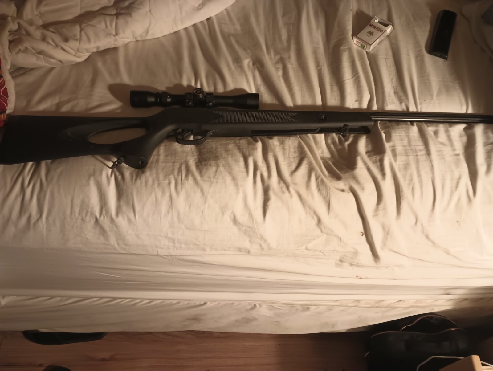 Black. Winchester air rifle w/ scope. Model 1250ss. Scope 39x32 eBay