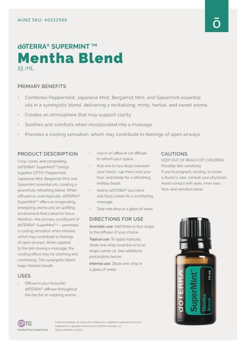 dōTERRA Essential Oils 🌈Blends Touch New 📦 Free Post AU Stock Diffuser Aroma - Picture 315 of 519
