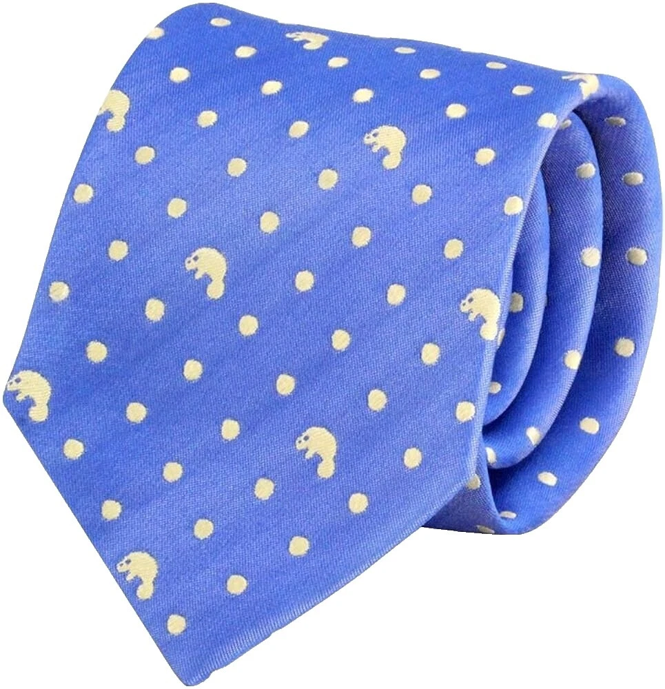 Gravata de Bolinhas Animal Gravatas para Homens