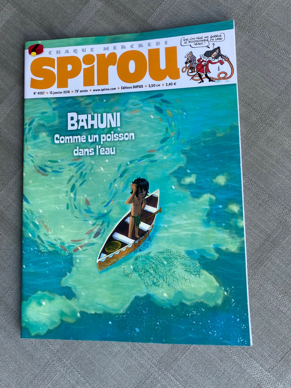 View Spirou No. 4057 2016 IN Excellent Condition Full Supplement to The