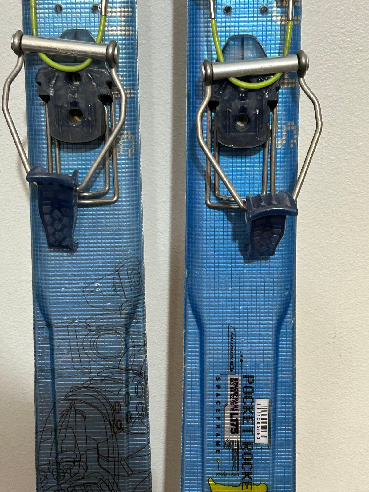 Salomon Pocket Rocket Telemark Downhill Skis 175 cm. Black Diamond 01