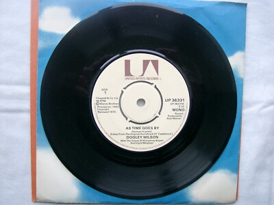 DOOLEY WILSON - As Time Goes By 7'' - UP 36331 - 1977 UK c