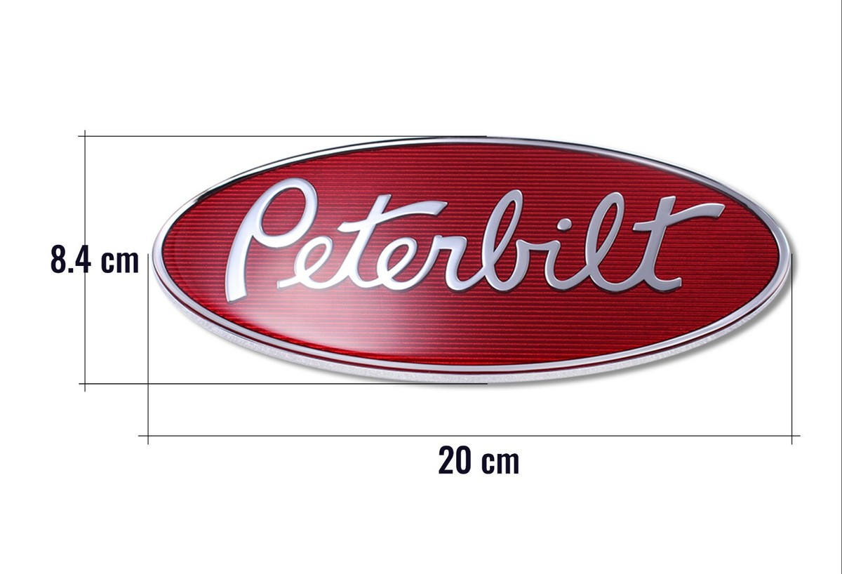 Peterbilt Bug Hood Grill Logo Emblem Badge Aftermarket