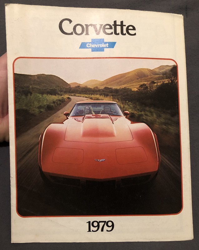 Chevrolet Corvette - Original 1979 Sales Brochure. Pre Owned in Very Good Cond.