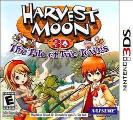 HARVEST MOON 3D THE TALE OF TWO TOWNS - Nintendo 3DS, Brand New