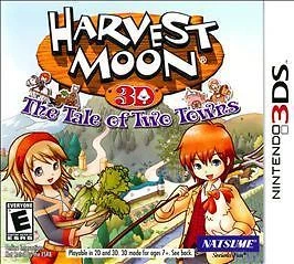HARVEST MOON 3D THE TALE OF TWO TOWNS - Nintendo 3DS, Brand New