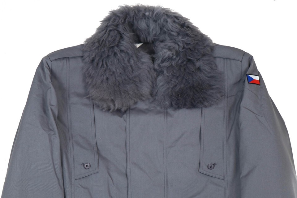 XLarge - Czech Army M85 Grey Parka w Collar Ruff Military Jacket ...