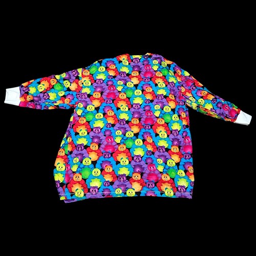 Colorful Bears Nurse Scrub Lab Coat - Picture 4 of 4