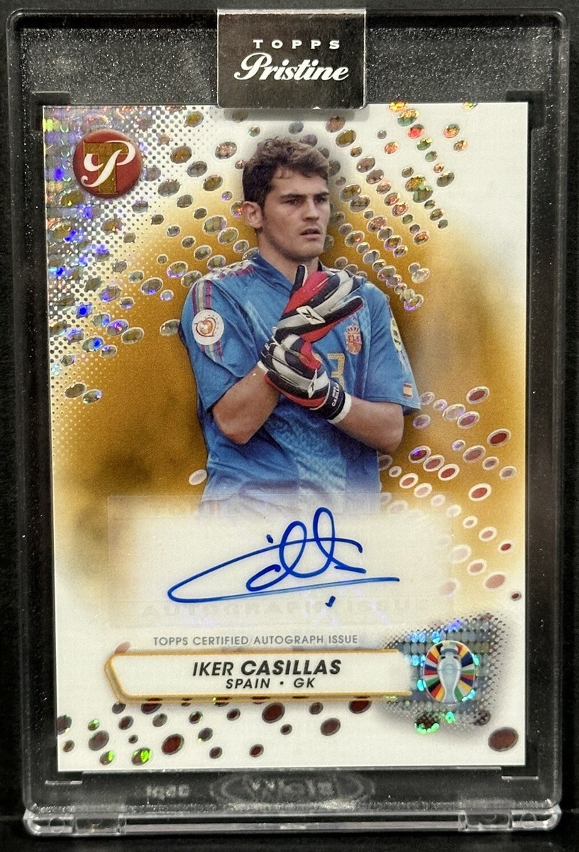 2023 Topps Pristine Road To Euro 2024 Spain Iker Casillas Auto