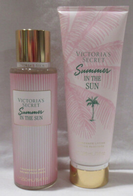 Victoria's Secret Fragrance Mist & Lotion Set Lot of 2 SUMMER IN THE SUN pear