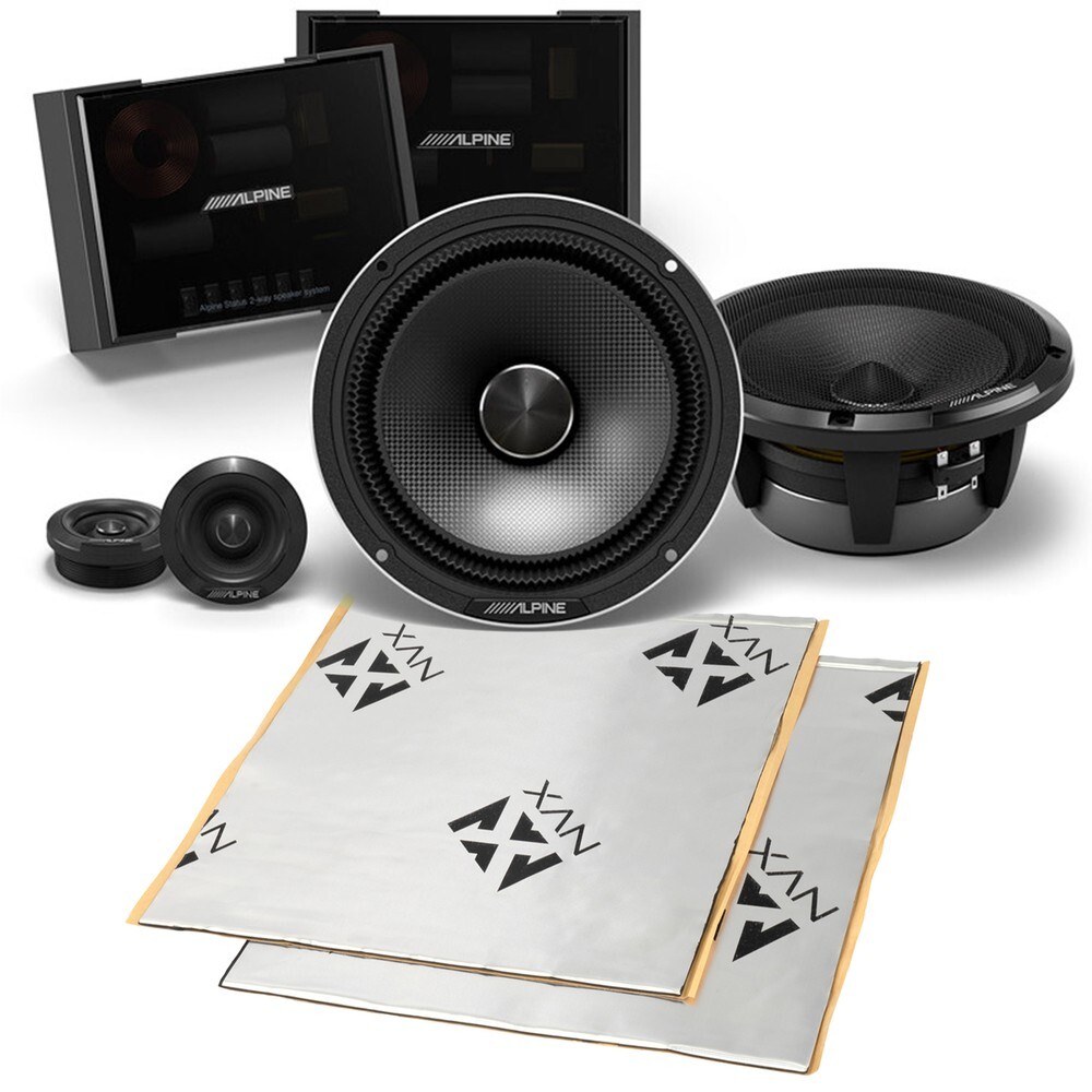 65-компонентные автомобильные колонки Alpine HDZ-65CS мощностью 200 Вт Комплект демпферов 14749000₽