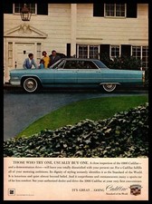 1966 Cadillac 4-door Sedan Deville 428 Cu. V-8 Engine 340 Hp Gm Vintage Print Ad