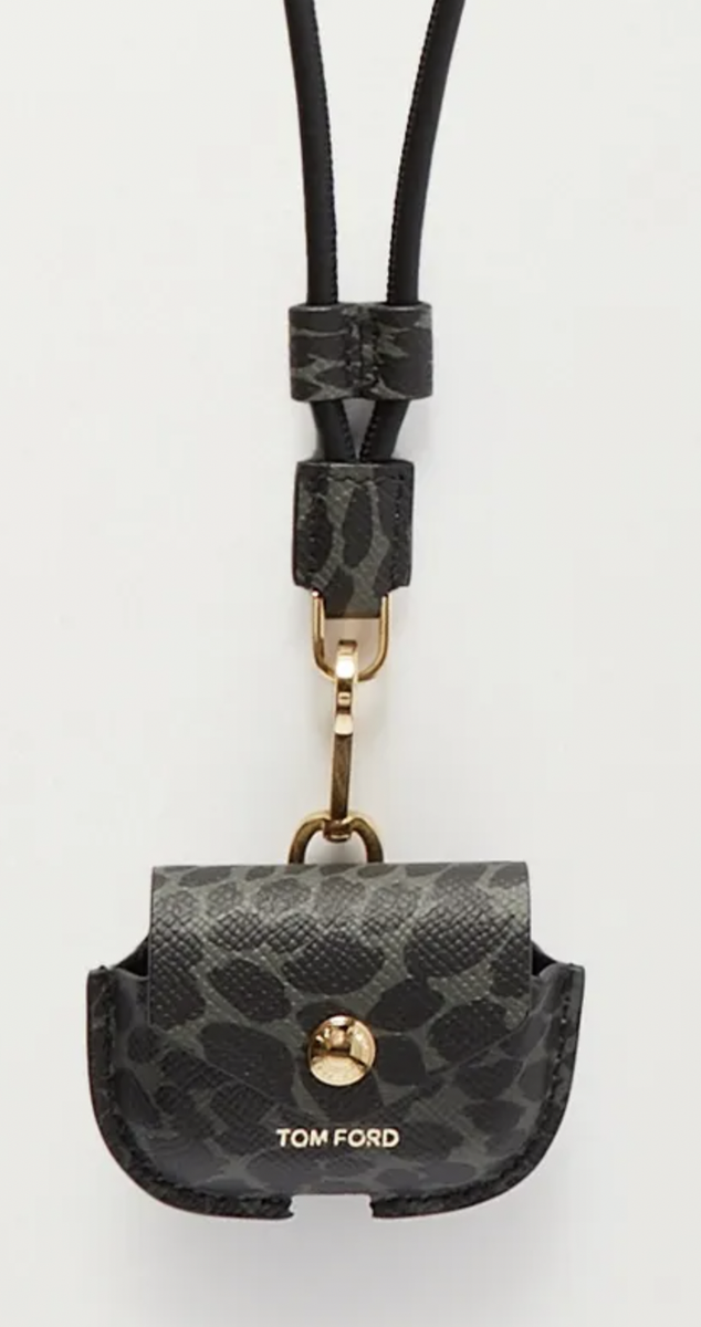 Tom Ford Apple AirPods Case Hülle Kopfhörer Lanyard Tasche Bag