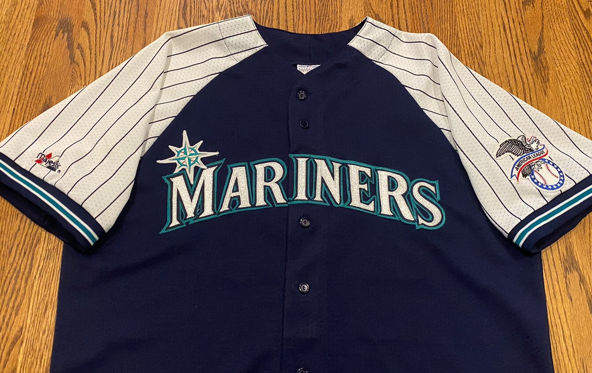 Vintage 90s Ken Griffey Jr Mariners Majestic Jersey