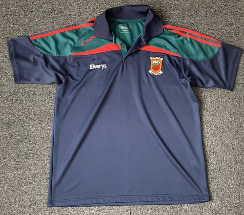 Maigh Eo Mayo Gaa O'Neills Polo Style Shirt Large Kit Top Eire Gaelic Ireland