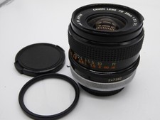 Canon FD 28mm F/2.8 S.C. Breech Lock CAMERA LENS with new filter + cap