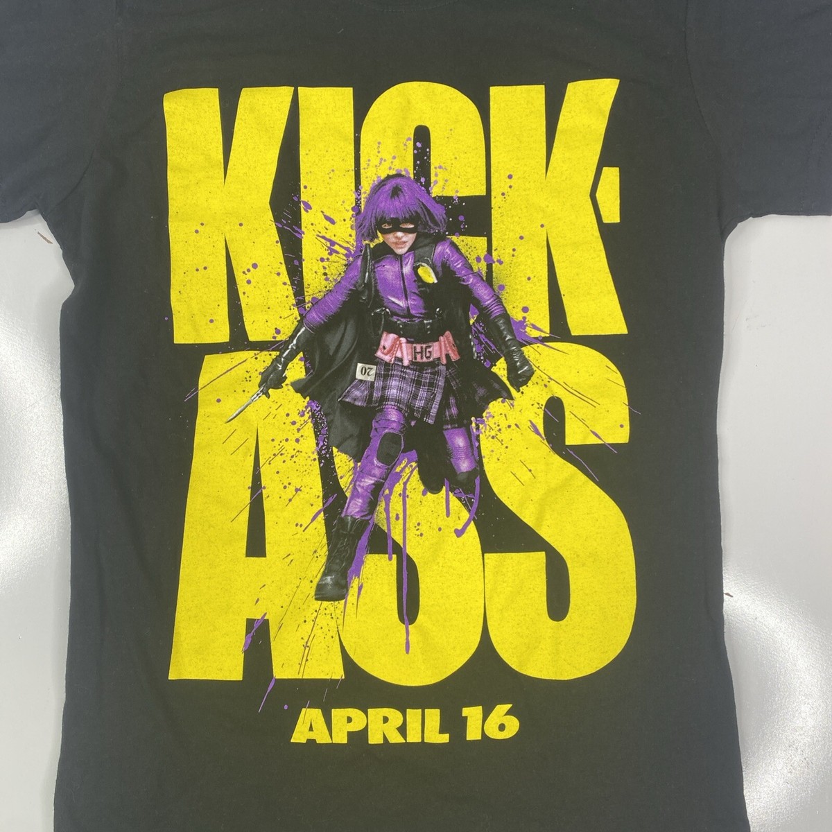 Y2K Kick Ass Movie Promo Tshirt Women's Size Small Hit Girl Rare