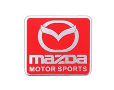 MS Motor Sport Red Silver Aluminium Badge Emblem for 2 3 6 MX5 RX7 RX8 BT