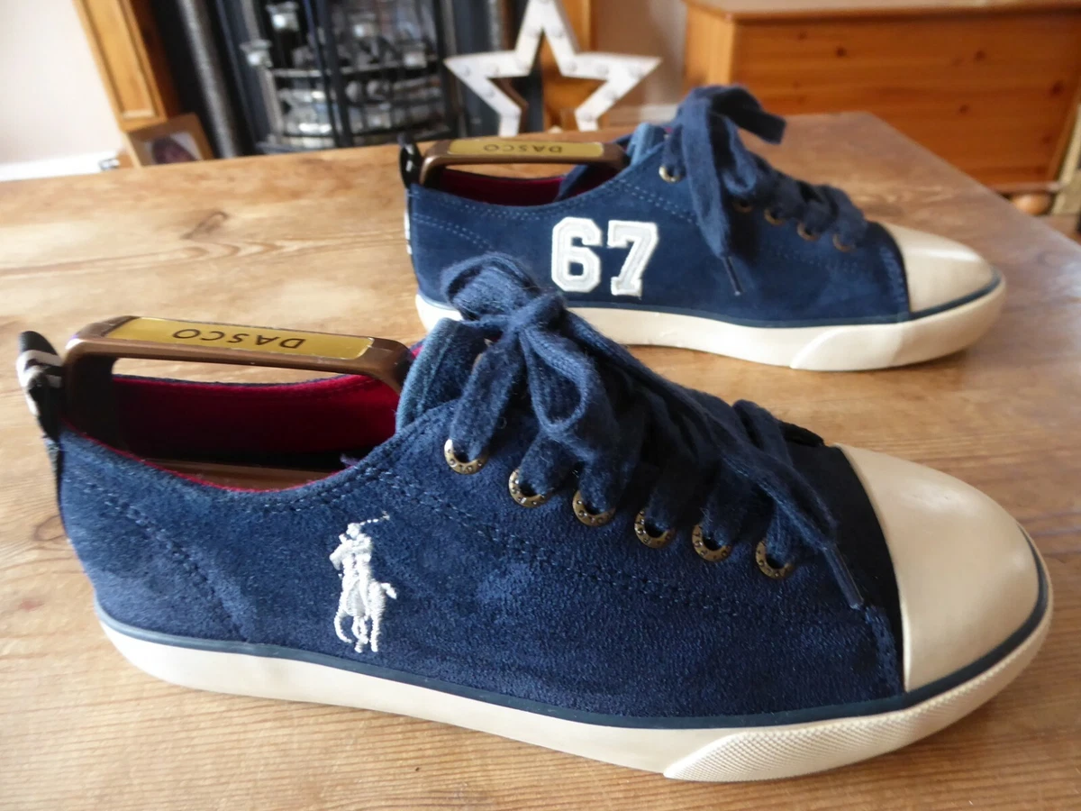 older boys suede RALPH LAUREN trainers size uk 4 great condition