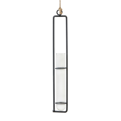  Glas Blumentopf mit Aufhänger Wandvase Hängetöpfe Schreibtisch Pflanzgefäß - Bild 19 von 21