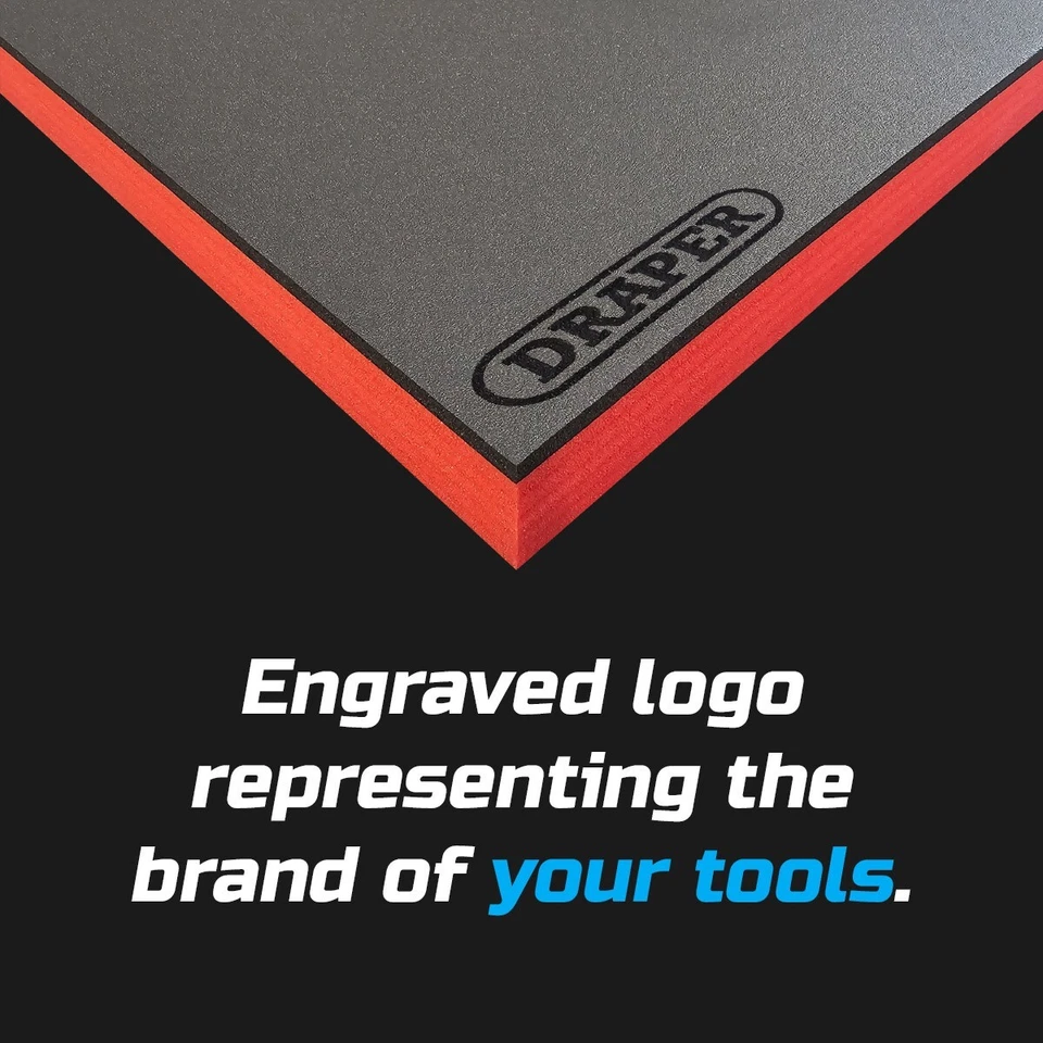 DRAPER shadow foam tool tray insert storage organizer toolbox tool kit set - Image 3 of 4