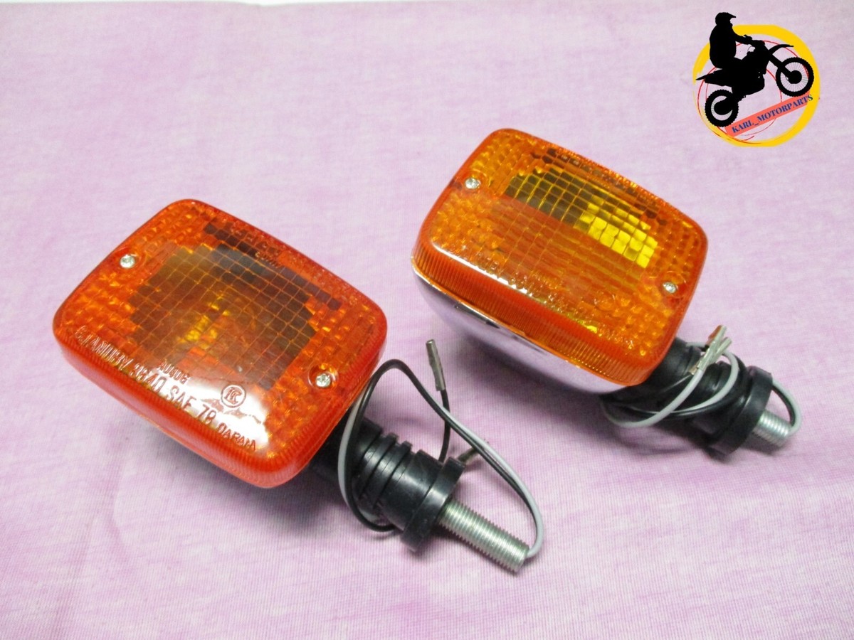 Fit Kawasaki GTO Front + Rear Turn Signal 2Pcs. 