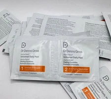 LOT OF 12 DR DENNIS GROSS ALPHA BETA UNIVERSAL DAILY PEEL 1 EXFOLIATE +2 ANTIAGI