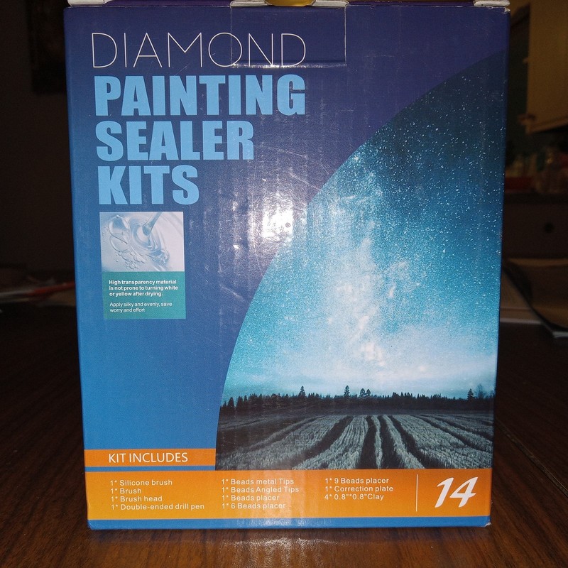 2 Diamond Painting Sealer Kits - High Gloss Sealer Glue for Diamond Art  new
