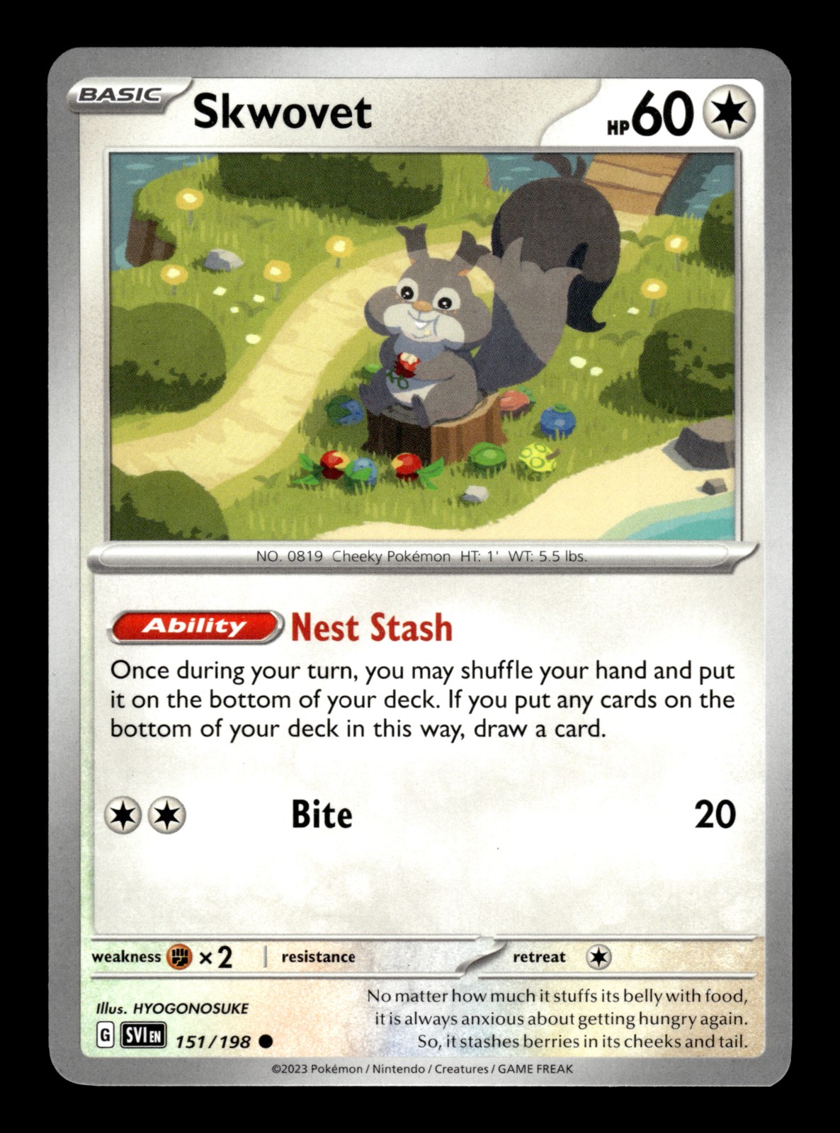 Pokemon TCG: Scarlet & Violet (Base Set) - Skwovet - 151/198