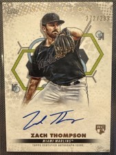 2022 Topps Inception Base Rookie and Emerging Stars #’d /299 Zach Thompson AUTO