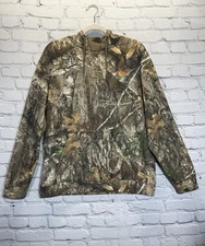 HABIT MENS SHIRT MEDIUM HOODIE REALTREE EDGE CAMOUFLAGE SPG FLEECE SCENT-FACTOR