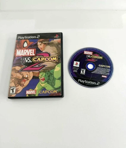 Marvel vs Capcom 2 Sony PlayStation 2 PS2 Game Tested Working No Manual