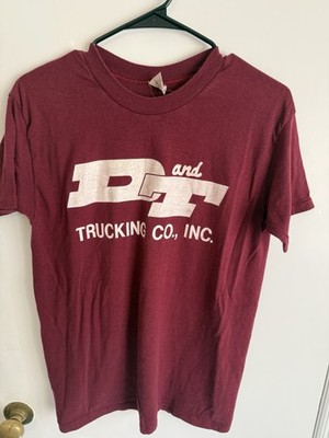 Vintage 80s Stedman D and T Trucking Co Inc T-shirt Large