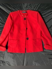 Kasper Vibrant Red Tailored Blazer