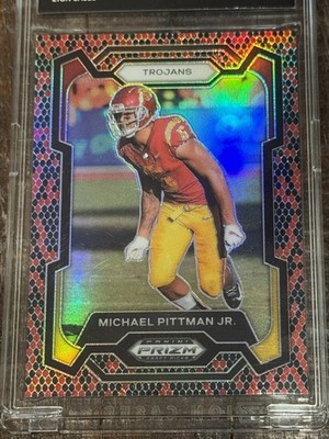 2024 Panini Prizm Draft Picks #56 Michael Pittman Jr. Snakeskin